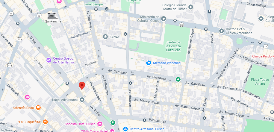 Mapa de ubicación de Grupo Luc